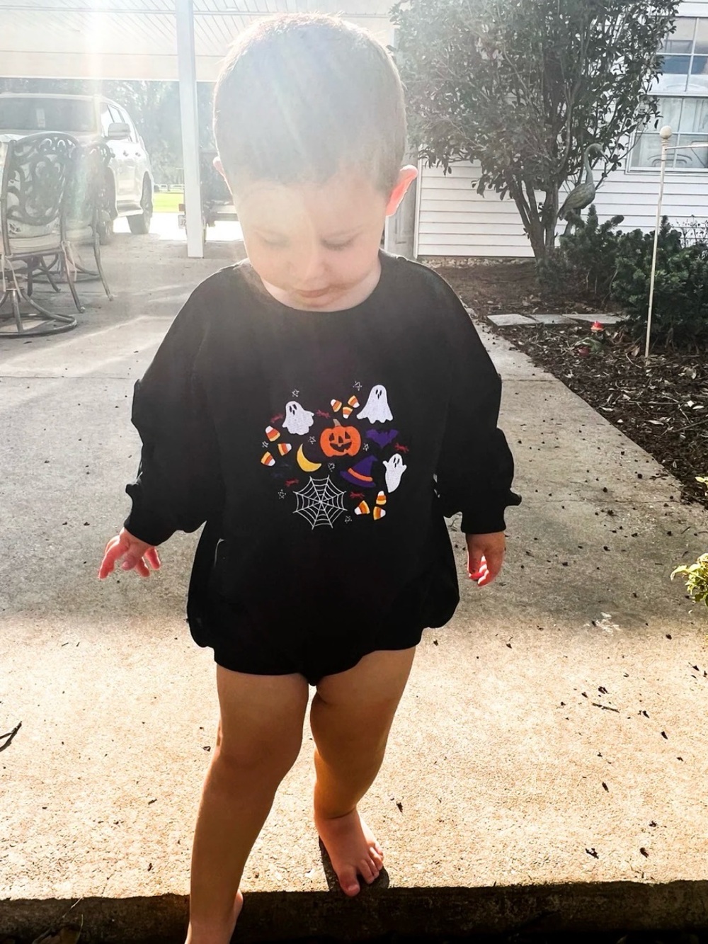 EMBROIDERED HALLOWEEN SWEATER BUBBLE